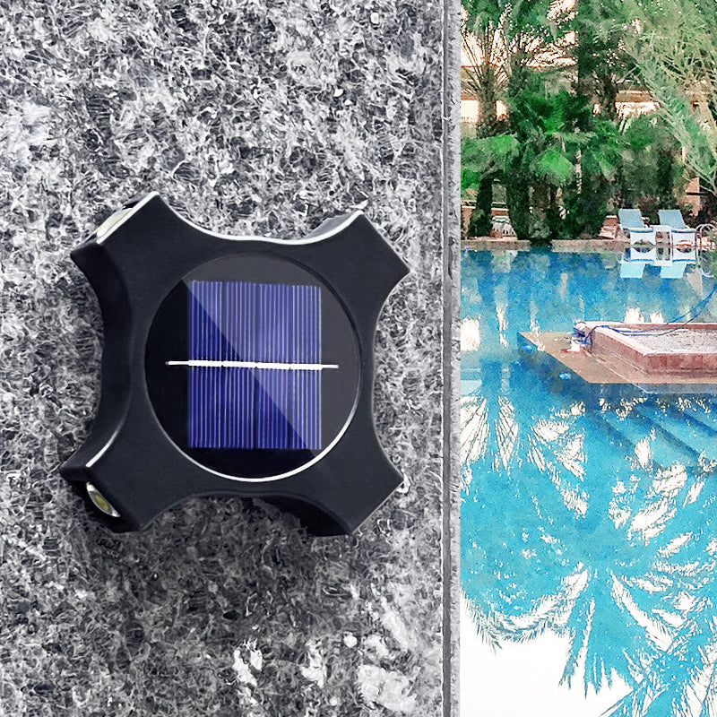 Contemporary Industrial ABS LED Solar Outdoor Ground Insert Landscape Light For Garden