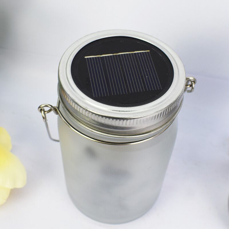 Modern Simple Solar Waterproof Star Bottle Cylinder Stainless Steel Glass LED Outdoor Light For Garden