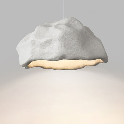 Contemporary Creative Rock Stone Shape Polystyrene 1-Light Pendant Light For Bedroom