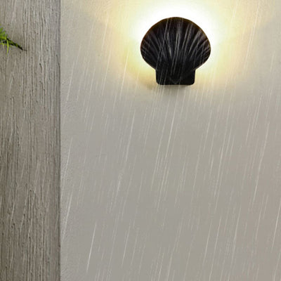 Contemporary Creative Waterproof Shell Round Aluminum LED Wall Sconce Lamp For Hallway