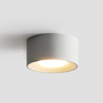 Moderne minimalistische runde Zylinder Downlight Spotlight Eisen Acryl LED Unterputz Deckenleuchte für Schlafzimmer 