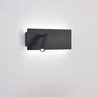 Moderne minimalistische rechteckige Zylinder Scheinwerfer Eisen Aluminium LED Wandleuchte Lampe für Schlafzimmer 