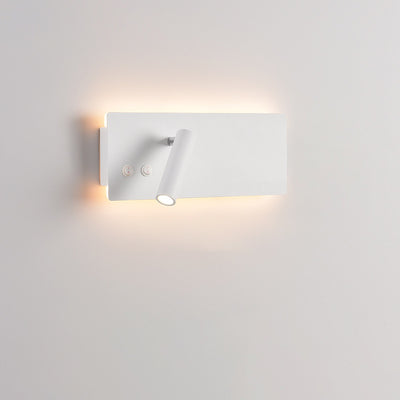 Moderne minimalistische rechteckige Zylinder Scheinwerfer Eisen Aluminium LED Wandleuchte Lampe für Schlafzimmer 