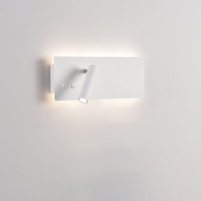 Moderne minimalistische rechteckige Zylinder Scheinwerfer Eisen Aluminium LED Wandleuchte Lampe für Schlafzimmer 