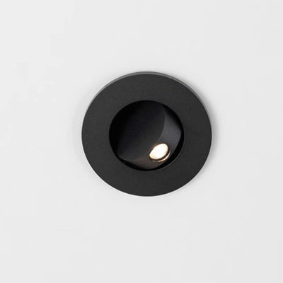 Modern Minimalist Recessed Square Round Aluminum LED Wall Sconce Lamp For Bedroom