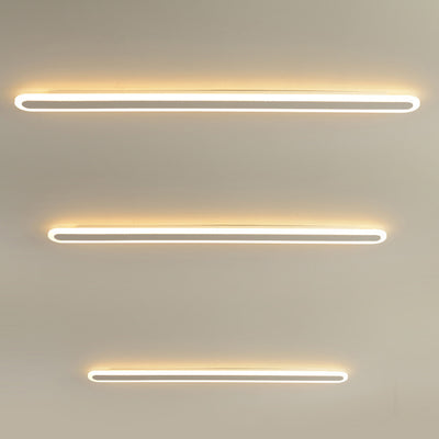 Moderne minimalistische lineare Eisen-Acryl-LED-Wandleuchte für das Schlafzimmer 