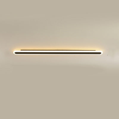 Moderne minimalistische lineare Eisen-Acryl-LED-Wandleuchte für das Schlafzimmer 