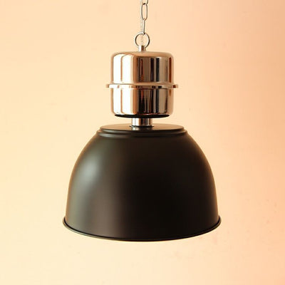 Contemporary Industrial Round Cone Iron Aluminum 1-Light Pendant Light For Dining Room