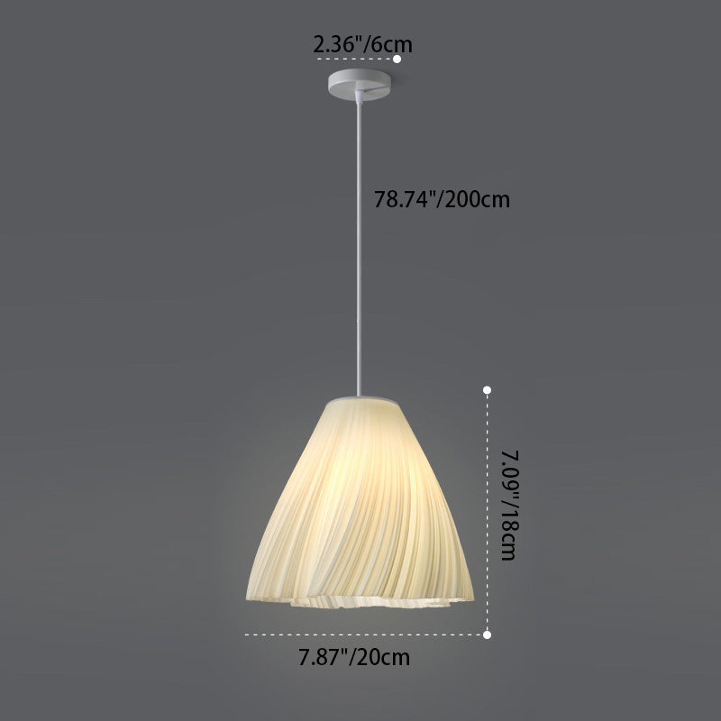 Contemporary Creative Dome Acrylic Iron 1-Light Pendant Light For Living Room