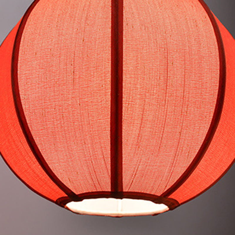 Traditional Chinese Sphere Resin Limestone Cloth 1-Light Wall Sconce Lamp For Outdoor Patio