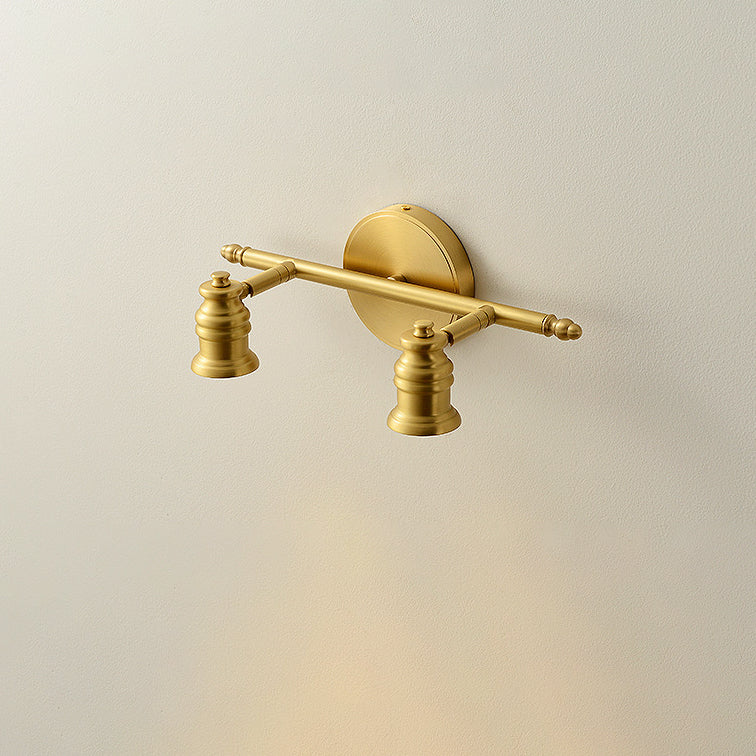 Modern Luxury Bell Copper 2/3 Light Wall Sconce Lamp For Hallway