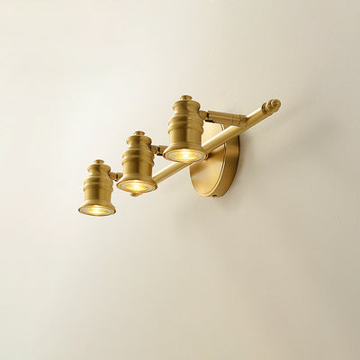 Modern Luxury Bell Copper 2/3 Light Wall Sconce Lamp For Hallway