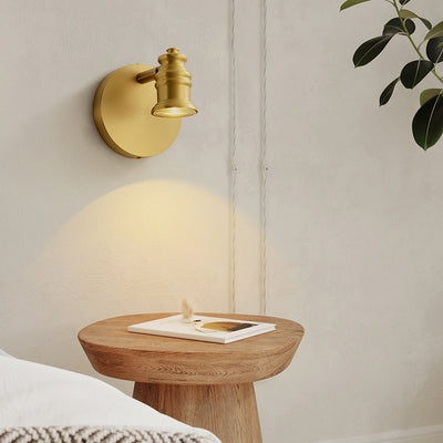 Modern Luxury Bell Copper 2/3 Light Wall Sconce Lamp For Hallway