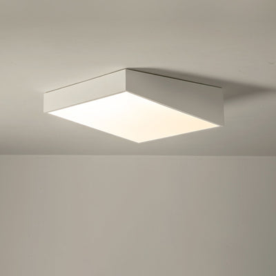 Modern Minimalist Trapezoid Iron Acrylic LED Flush-Mount Ceiling Light For Bedroom