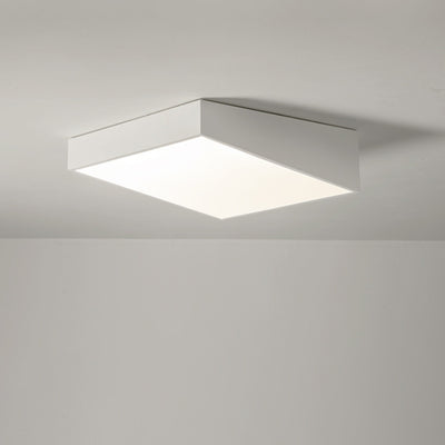 Modern Minimalist Trapezoid Iron Acrylic LED Flush-Mount Ceiling Light For Bedroom