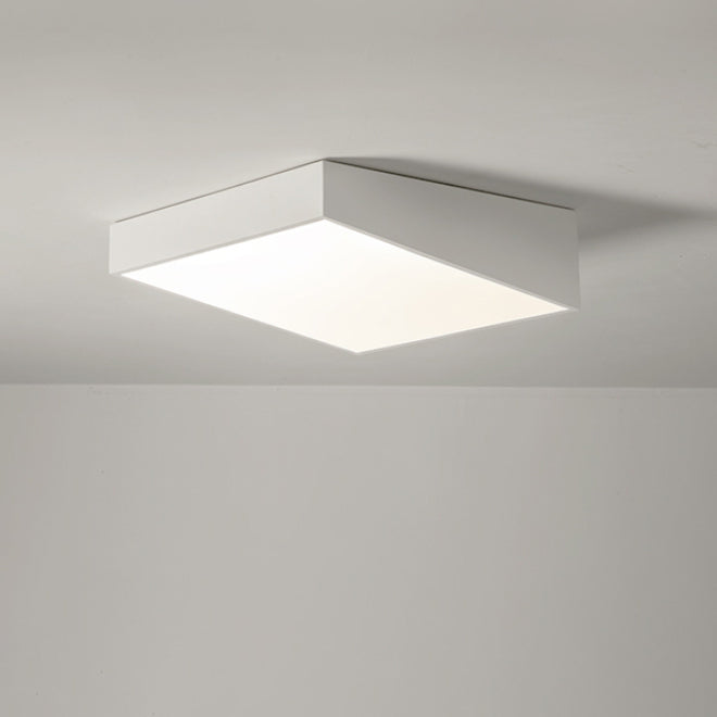 Modern Minimalist Trapezoid Iron Acrylic LED Flush-Mount Ceiling Light For Bedroom