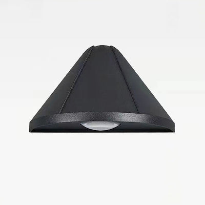 Modern Simplicity Half Cone Aluminum Optical Lens LED Wall Sconce Lamp For Bedroom