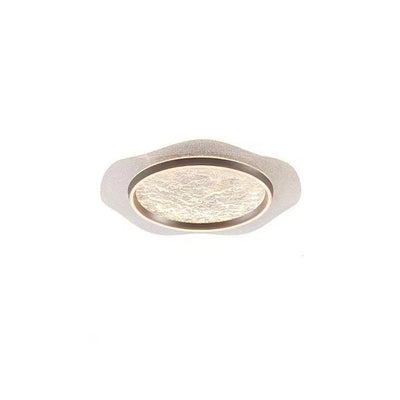 Modern Luxury Flower Round Metal Aluminum Acrylic LED Flush Mount Ceiling Light For Bedroom