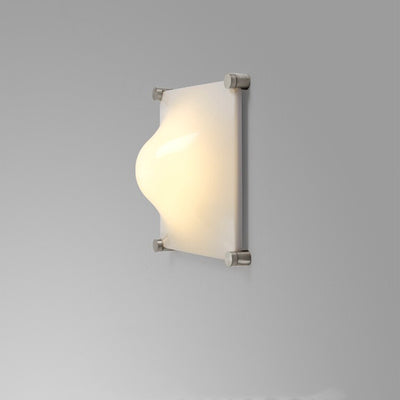 Modern Simplicity Square Iron Acrylic LED Wall Sconce Lamp For Bedroom