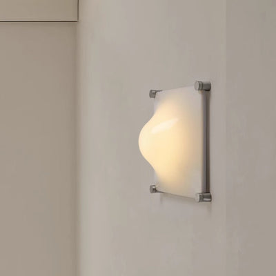 Modern Simplicity Square Iron Acrylic LED Wall Sconce Lamp For Bedroom