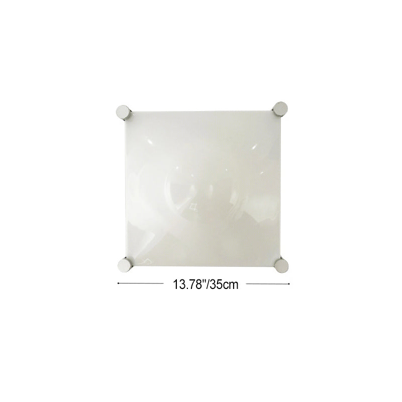 Modern Simplicity Square Iron Acrylic LED Wall Sconce Lamp For Bedroom