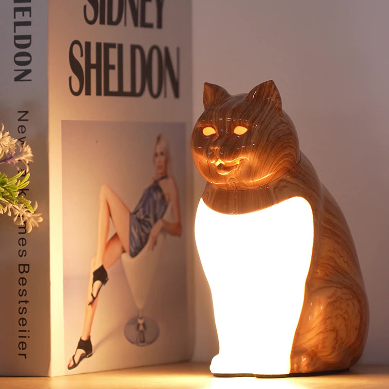 Contemporary Creative Cat ABS PC LED Table Lamp For Bedroom