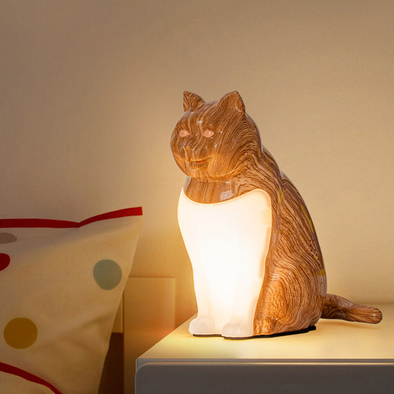 Contemporary Creative Cat ABS PC LED Table Lamp For Bedroom