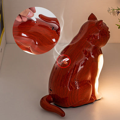 Contemporary Creative Cat ABS PC LED Table Lamp For Bedroom