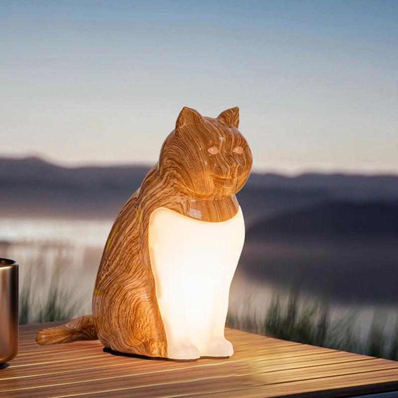 Contemporary Creative Cat ABS PC LED Table Lamp For Bedroom