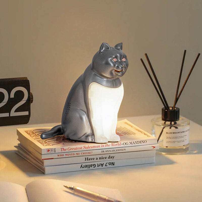 Contemporary Creative Cat ABS PC LED Table Lamp For Bedroom