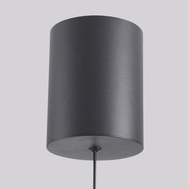 Contemporary Creative Dome Aluminum Acrylic LED Pendant Light For Bedroom