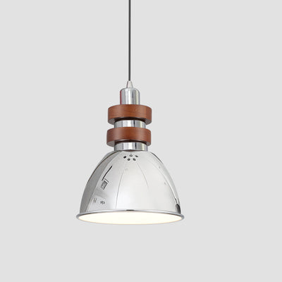 Modern Minimalist Dome Iron Metal 1-Light Pendant Light For Bedroom