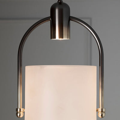 Modern Simplicity Cylinder Iron Glass LED Wall Sconce Lamp For Living Room