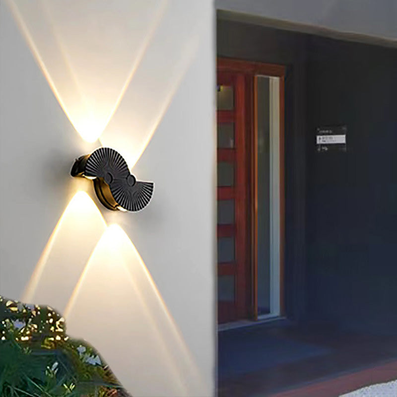 Modern Simplicity Semicircle Acrylic Aluminum LED Wall Sconce Lamp For Garden