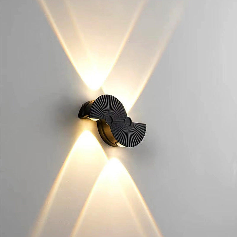 Modern Simplicity Semicircle Acrylic Aluminum LED Wall Sconce Lamp For Garden