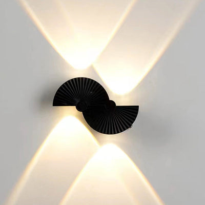 Modern Simplicity Semicircle Acrylic Aluminum LED Wall Sconce Lamp For Garden