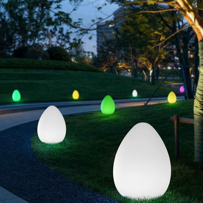 Modern Minimalist Solar Ambient Dinosaur Egg Waterproof PE LED Outdoor Light For Garden