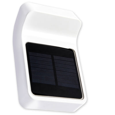 Modern Minimalist Rectangle Solar Waterproof Plastic LED Wall Sconce Lamp For Garden