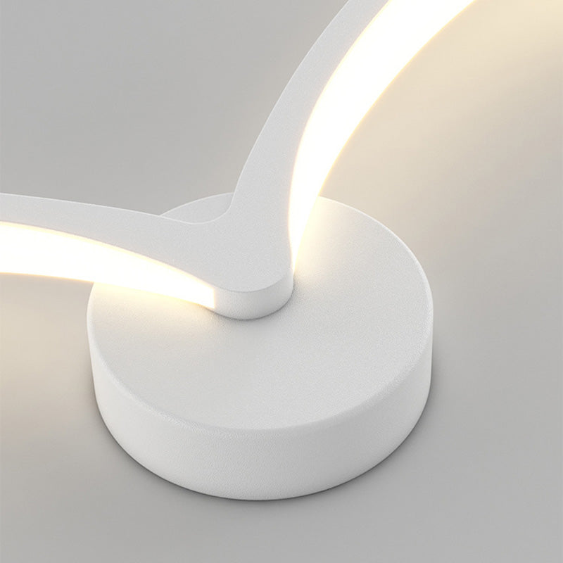 Zeitgenössische kreative Möwe Form gebogen Acryl Eisen LED Wandleuchte Lampe für Wohnzimmer 