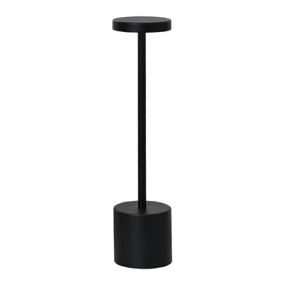 Modern Minimalist Round Cylinder Metal LED Table Lamp For Living Room