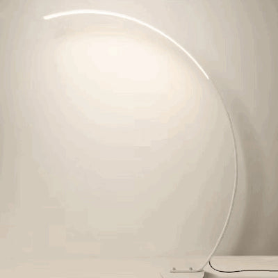 Modern Minimalist Curved Line Aluminum LED Standing Floor Lamp For Living Room