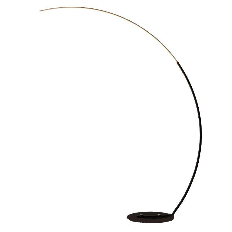 Modern Minimalist Curved Line Aluminum LED Standing Floor Lamp For Living Room