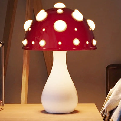 Moderne minimalistische Pilz PC Eisen 1-Licht Tischlampe für Wohnzimmer 