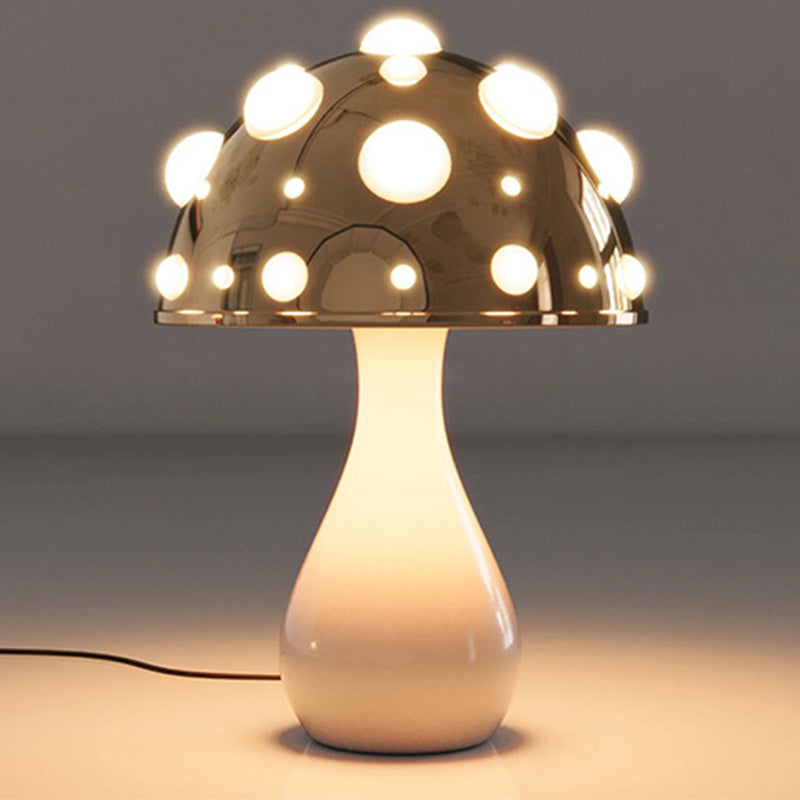 Moderne minimalistische Pilz PC Eisen 1-Licht Tischlampe für Wohnzimmer 