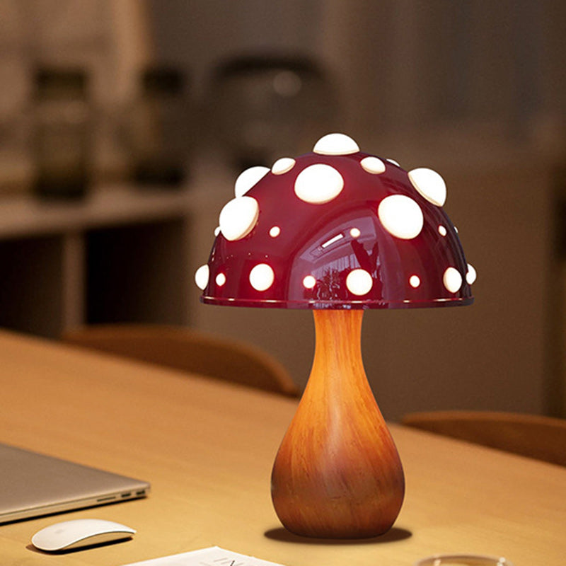 Moderne minimalistische Pilz PC Eisen 1-Licht Tischlampe für Wohnzimmer 