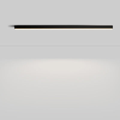 Modern Minimalist Long Acrylic Aluminum LED Flush Mount Ceiling Light For Living Room