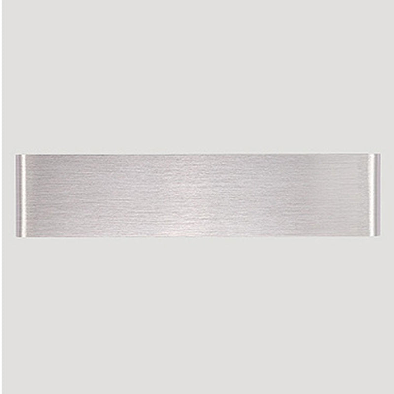 Moderne minimalistische Rechteck Acryl Aluminium LED Wandleuchte Lampe für Wohnzimmer 