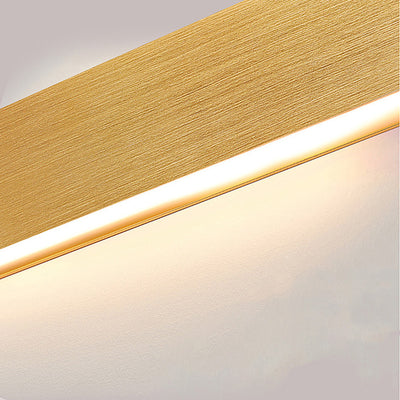 Moderne minimalistische Rechteck Acryl Aluminium LED Wandleuchte Lampe für Wohnzimmer 