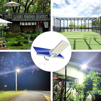 Modern Simplicity Rectangle Solar Waterproof ABS LED Wall Sconce Lamp For Garden