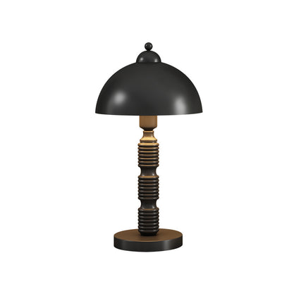 Moderne Luxus Halbrunde Säule Eisen 1-Licht Tischlampe für Wohnzimmer 